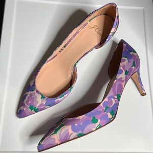 J Crew Floral Pumps Size 9